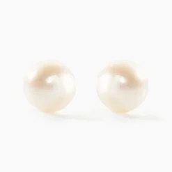 Marc Orian Bijoux Or|Bijoux Perles > Boucles D'oreilles Puces Suki Or Jaune Perle De Culture
