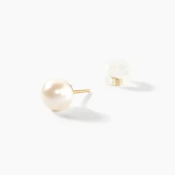 Marc Orian Bijoux Or|Bijoux Perles > Boucles D'oreilles Puces Suki Or Jaune Perle De Culture