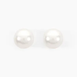 Boucles D'oreilles Puces Suki Or Jaune Perle De Culture