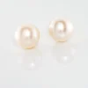Boucles D'oreilles Puces Suki Or Jaune Perle De Culture