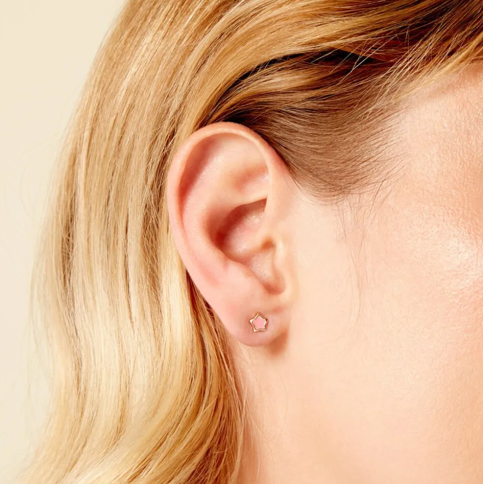 Boucles D'Oreilles Puces Taavi Or Jaune