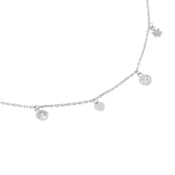 Marc Orian Colliers Fantaisie|Colliers > Boucles D'oreilles Puces Vao Argent Blanc