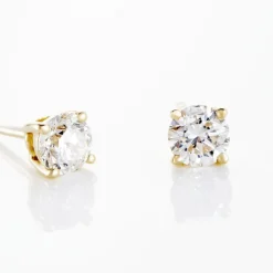 Marc Orian Anniversaire De Mariage|Bijoux Homme > Boucles D'oreilles Puces Victoria Or Jaune Diamant