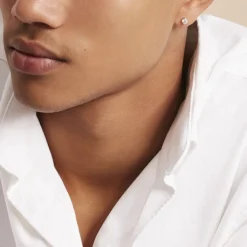Marc Orian Anniversaire De Mariage|Bijoux Homme > Boucles D'oreilles Puces Victoria Or Blanc Diamant