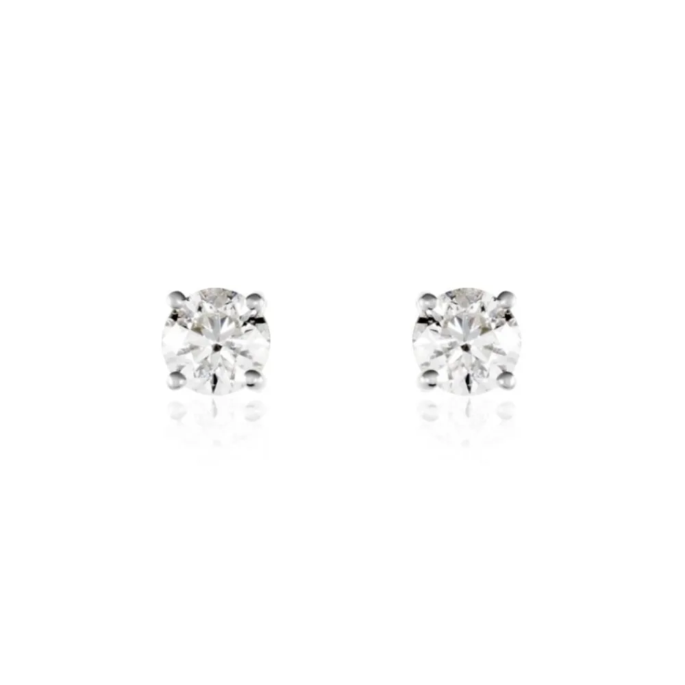 Marc Orian Anniversaire De Mariage|Bijoux Homme > Boucles D'oreilles Puces Victoria Or Blanc Diamant