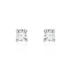 Marc Orian Anniversaire De Mariage|Bijoux Diamant > Boucles D'oreilles Puces Victoria Or Blanc Diamant