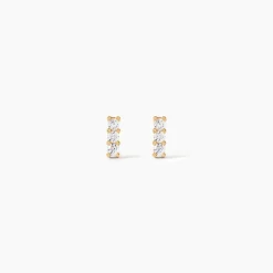 Marc Orian Idées Cadeaux Femme|Boucles D'Oreilles Or > Boucles D'oreilles Puces Youssa Barrettes Or Jaune Oxyde De Zirconium