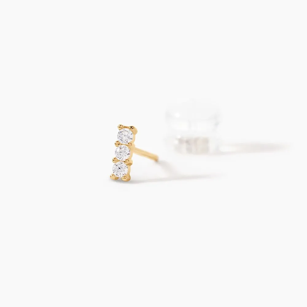 Marc Orian Idées Cadeaux Femme|Boucles D'Oreilles Or > Boucles D'oreilles Puces Youssa Barrettes Or Jaune Oxyde De Zirconium