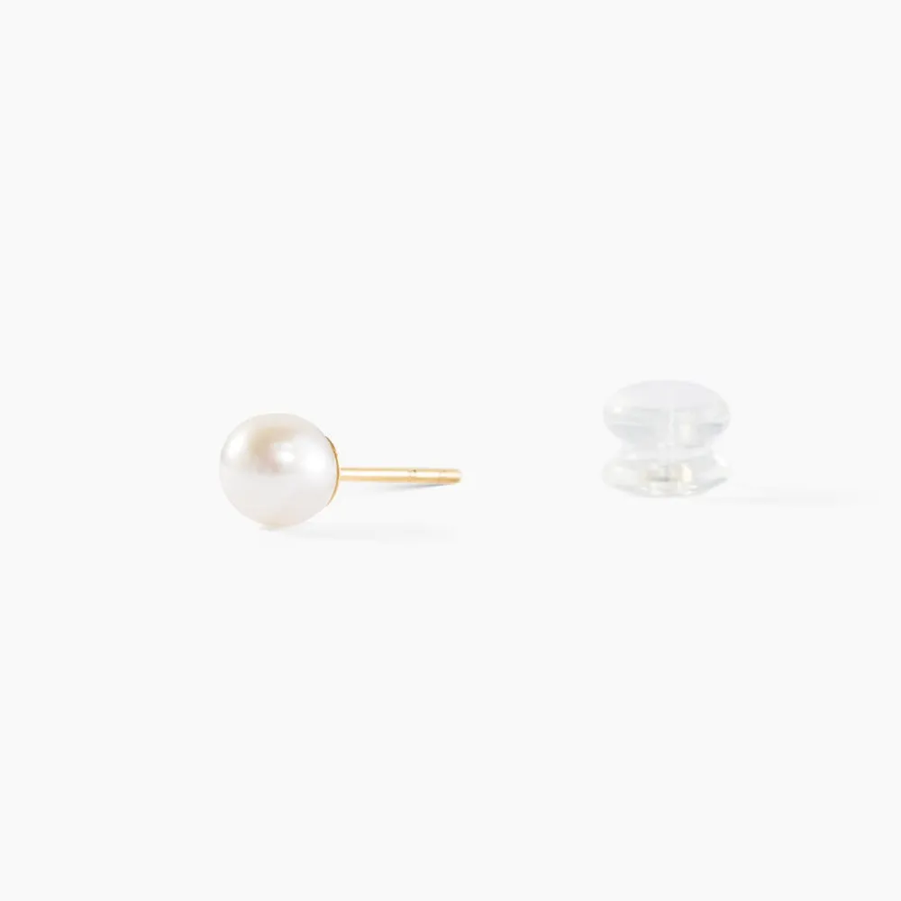 Marc Orian Parures De Mariage|Bijoux Perles > Boucles D'oreilles Suki Or Jaune Perle De Culture