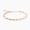 Marc Orian Bracelets|Bijoux Fantaisie > Bracelet Abie Torsade Argent Rose
