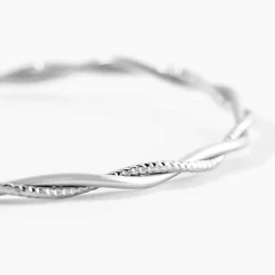 Marc Orian Bracelets|Bijoux Fantaisie > Bracelet Abie Torsade Argent Blanc