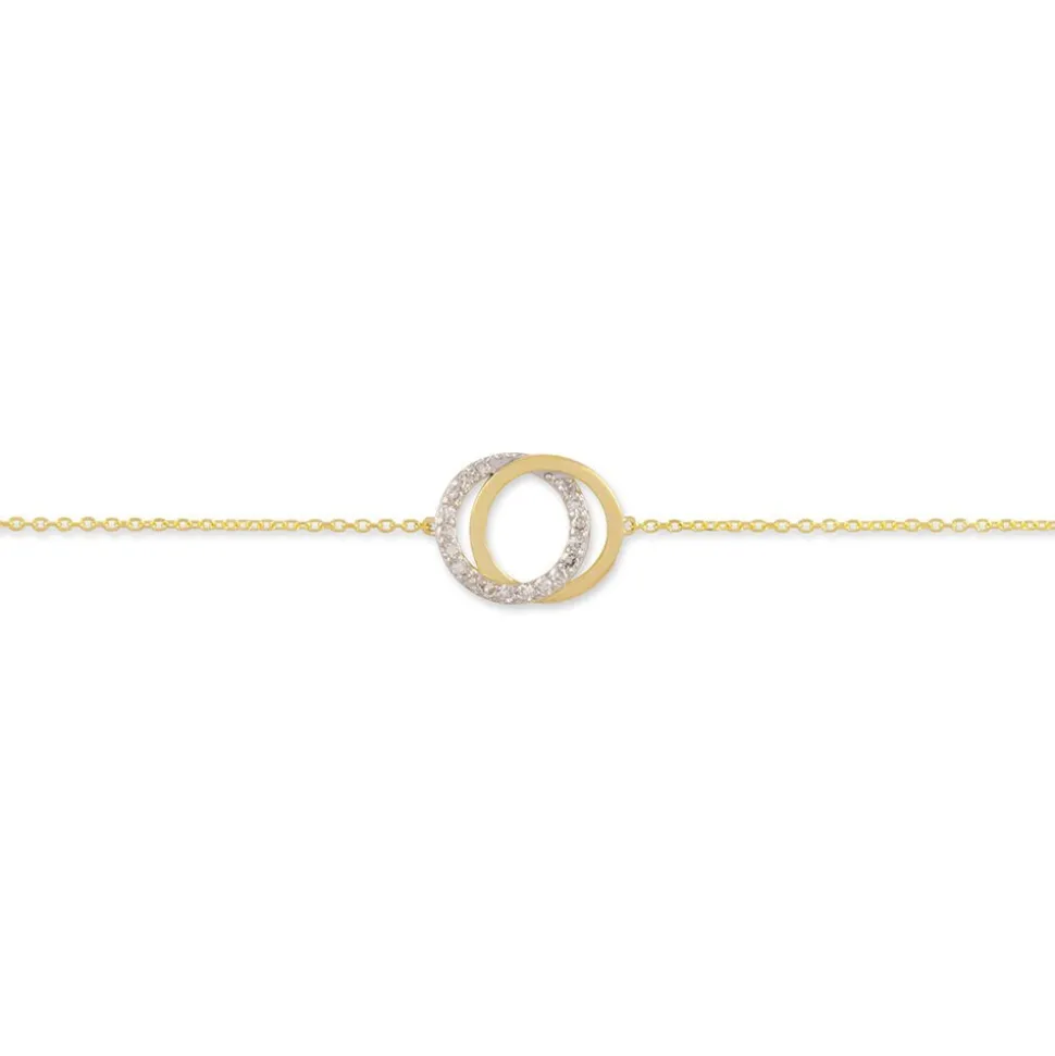 Bracelet Absolu Or Bicolore Diamant
