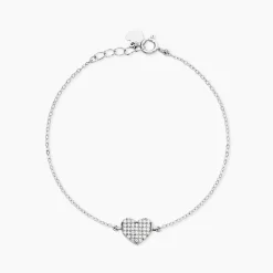 Bracelet Achahildis Argent Oxyde De Zirconium
