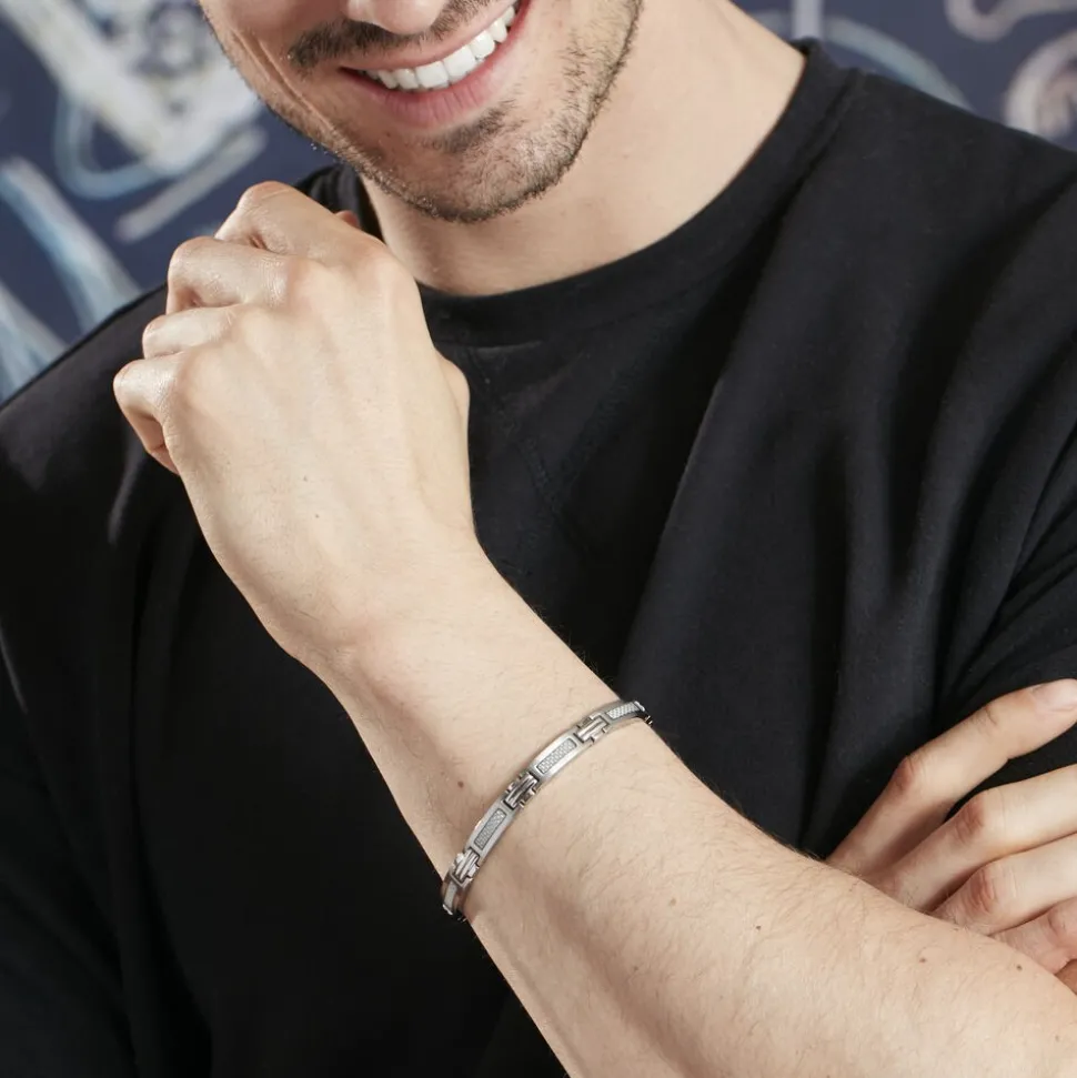 Bracelet Acier Bicolore