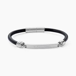 Marc Orian Bracelets Cuir|Bracelets Homme > Bracelet Acier Blanc Gaspard