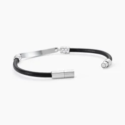Marc Orian Bracelets Cuir|Bracelets Homme > Bracelet Acier Blanc Gaspard