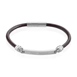 Marc Orian Bracelets Cuir|Bracelets Homme > Bracelet Acier Blanc Gaspard