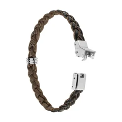 Marc Orian Bracelets Cuir|Bracelets Homme > Bracelet Acier Blanc Trisse