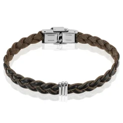 Marc Orian Bracelets Cuir|Bracelets Homme > Bracelet Acier Blanc Trisse