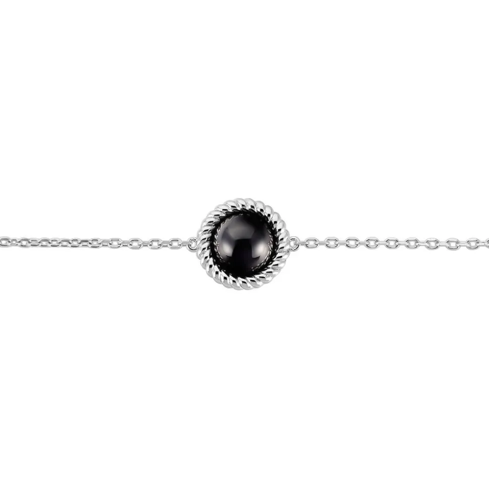 Bracelet Adelyne Argent Blanc Céramique