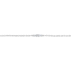 Bracelet Adriaan Argent Blanc Oxyde De Zirconium