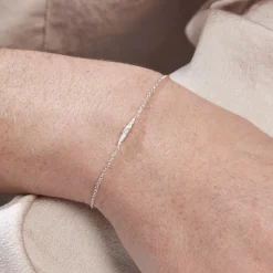 Bracelet Adriaan Argent Blanc Oxyde De Zirconium