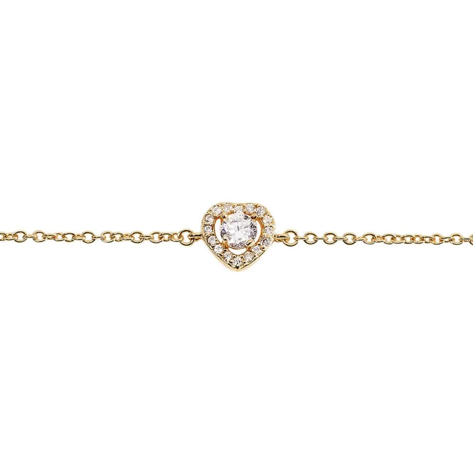 Bracelet Alais Plaque Or Jaune Oxyde De Zirconium
