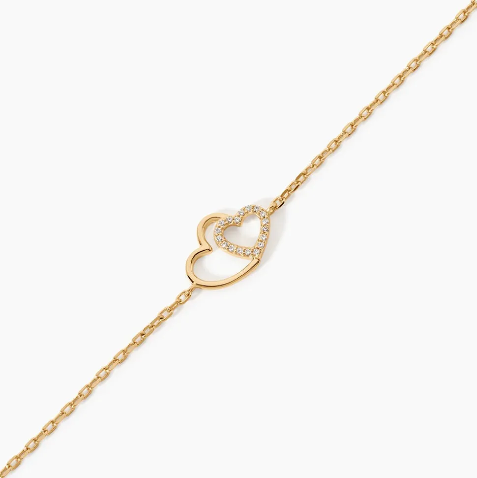 Bracelet Alexandra Plaqué Or Jaune Oxyde De Zirconium
