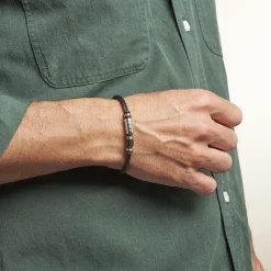 Marc Orian Bracelets Homme|Bracelets Acier Inoxydable > Bracelet Alexandre Acier Bicolore
