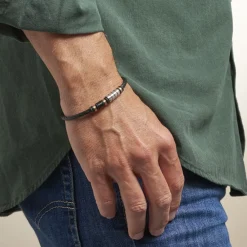 Marc Orian Bracelets Homme|Bracelets Acier Inoxydable > Bracelet Alexandre Acier Bicolore