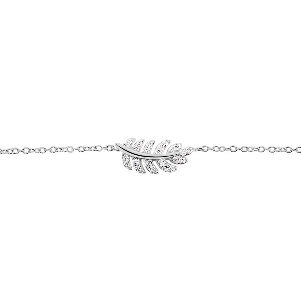 Bracelet Aleyna Argent Blanc Oxyde De Zirconium