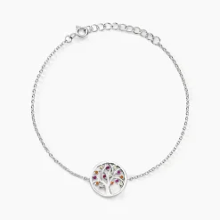 Marc Orian Bijoux Zirconium|Bijoux Arbre De Vie > Bracelet Alive Argent Blanc Oxyde De Zirconium
