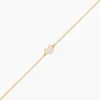 Marc Orian Bracelets Or|Bracelets Enfants > Bracelet Amaryllis Coeur Or Jaune Nacre