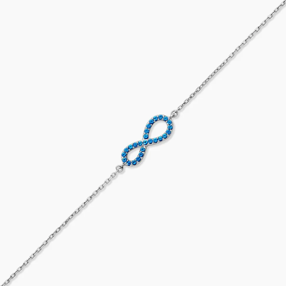 Bracelet Amita Argent Blanc Oxyde De Zirconium