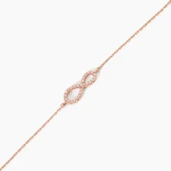 Bracelet Amita Argent Rose Oxyde De Zirconium