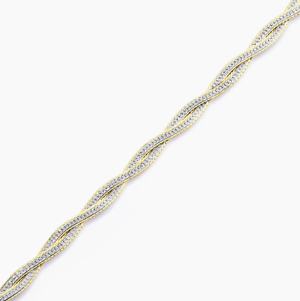 Bracelet Anaiz Argent Bicolore