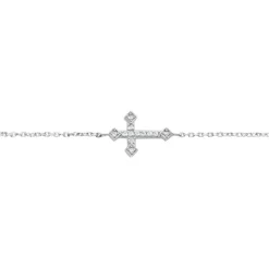 Bracelet Angel Argent Blanc Oxyde De Zirconium