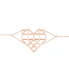 Bracelet Angeles Acier Rose
