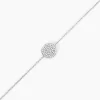 Bracelet Angeles Argent Blanc Oxyde De Zirconium