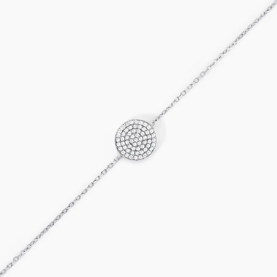 Bracelet Angeles Argent Blanc Oxyde De Zirconium