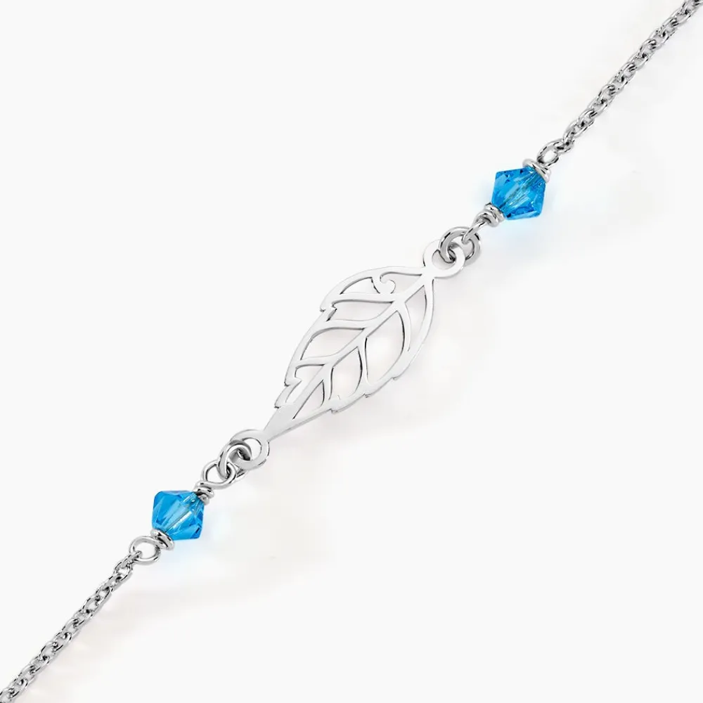 Marc Orian Bracelets|Bijoux Fantaisie > Bracelet Angelika Argent Blanc Pierre De Synthese