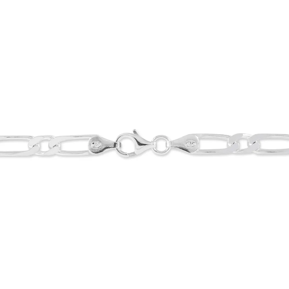 Marc Orian Bracelets Homme|Bijoux Homme > Bracelet Anilo Maille Alternee 1/1 Argent Blanc