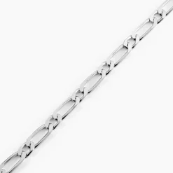 Marc Orian Bracelets Homme|Bijoux Homme > Bracelet Anilo Maille Alternee 1/1 Argent Blanc