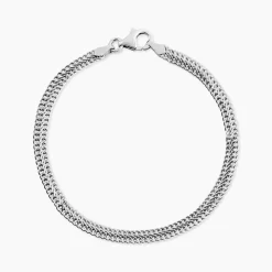Bracelet Anne-sylvieae Argent Blanc