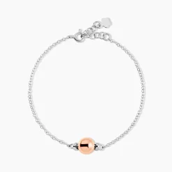 Marc Orian Bracelets|Bijoux Fantaisie > Bracelet Argent Bicolore Pelage