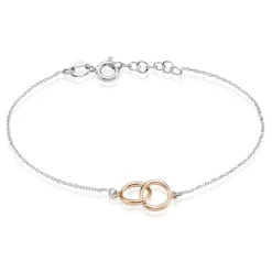 Marc Orian Bracelets|Bijoux Fantaisie > Bracelet Argent Bicolore Virgino