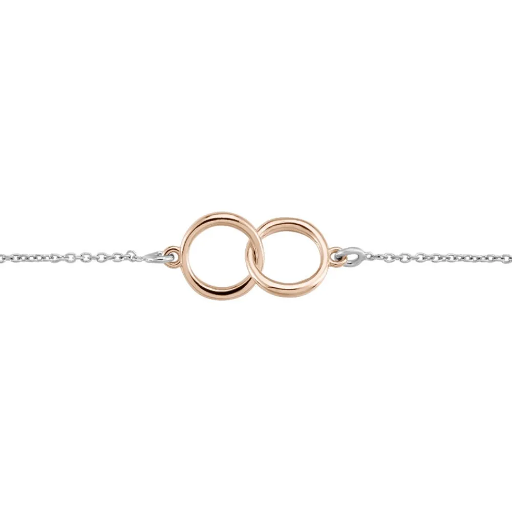 Marc Orian Bracelets|Bijoux Fantaisie > Bracelet Argent Bicolore Virgino