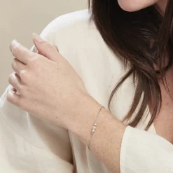 Marc Orian Bracelets|Bijoux Fantaisie > Bracelet Argent Blanc Bicolore Lemnos