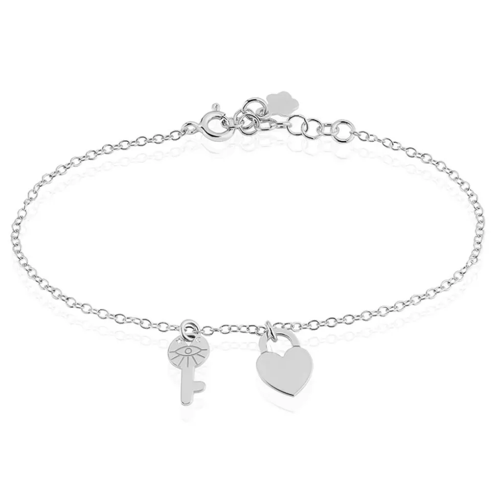 Bracelet Argent Blanc Jim