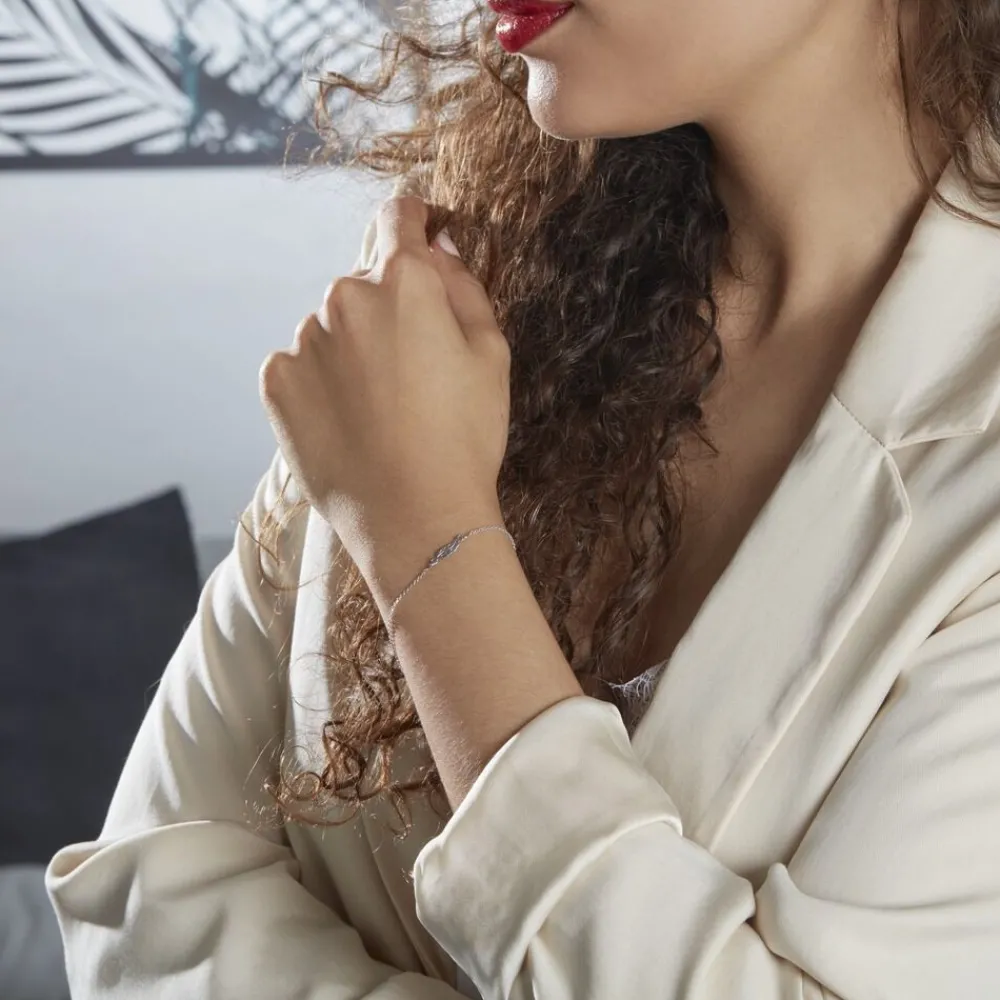 Marc Orian Bracelets|Idées Cadeaux Femme > Bracelet Argent Blanc Maic